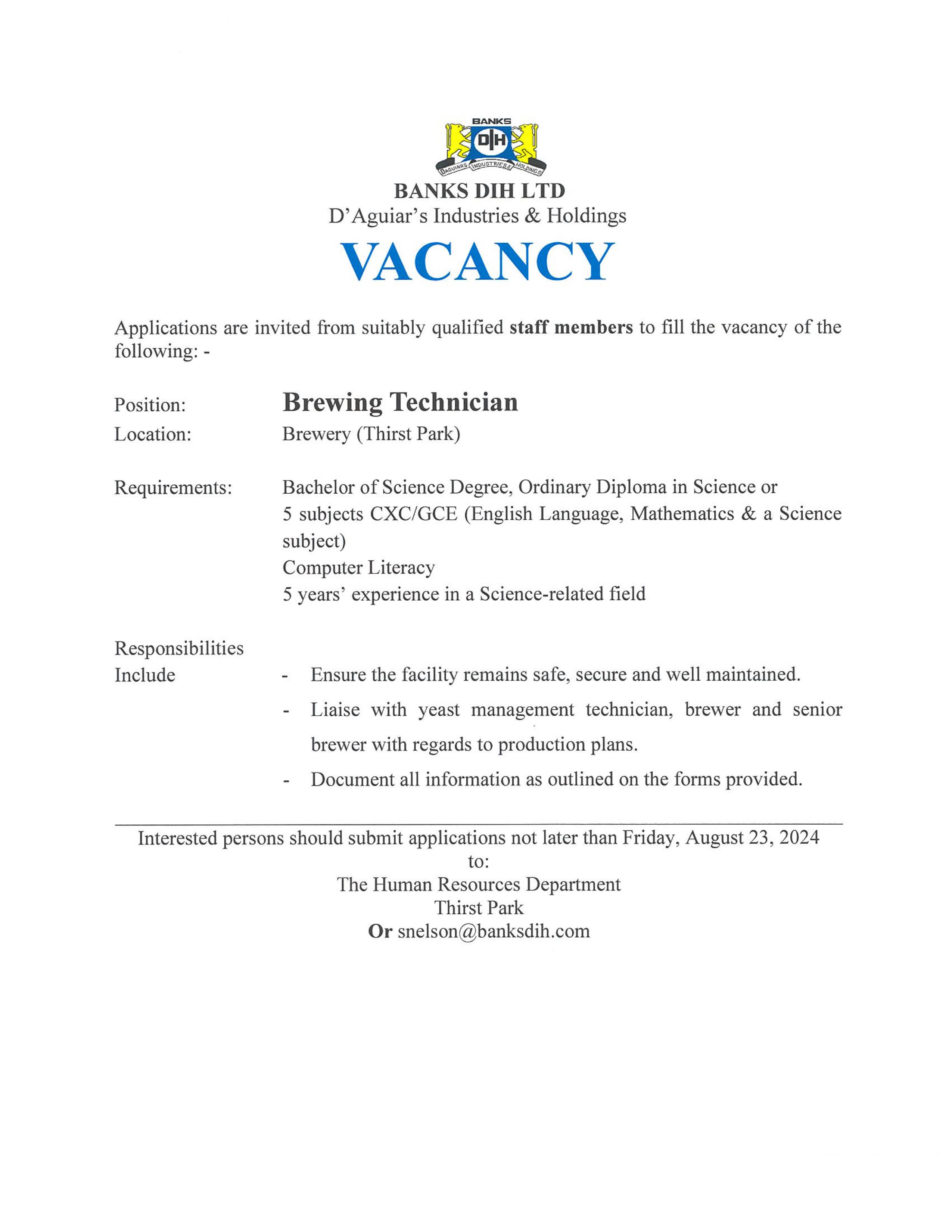 Vacancy