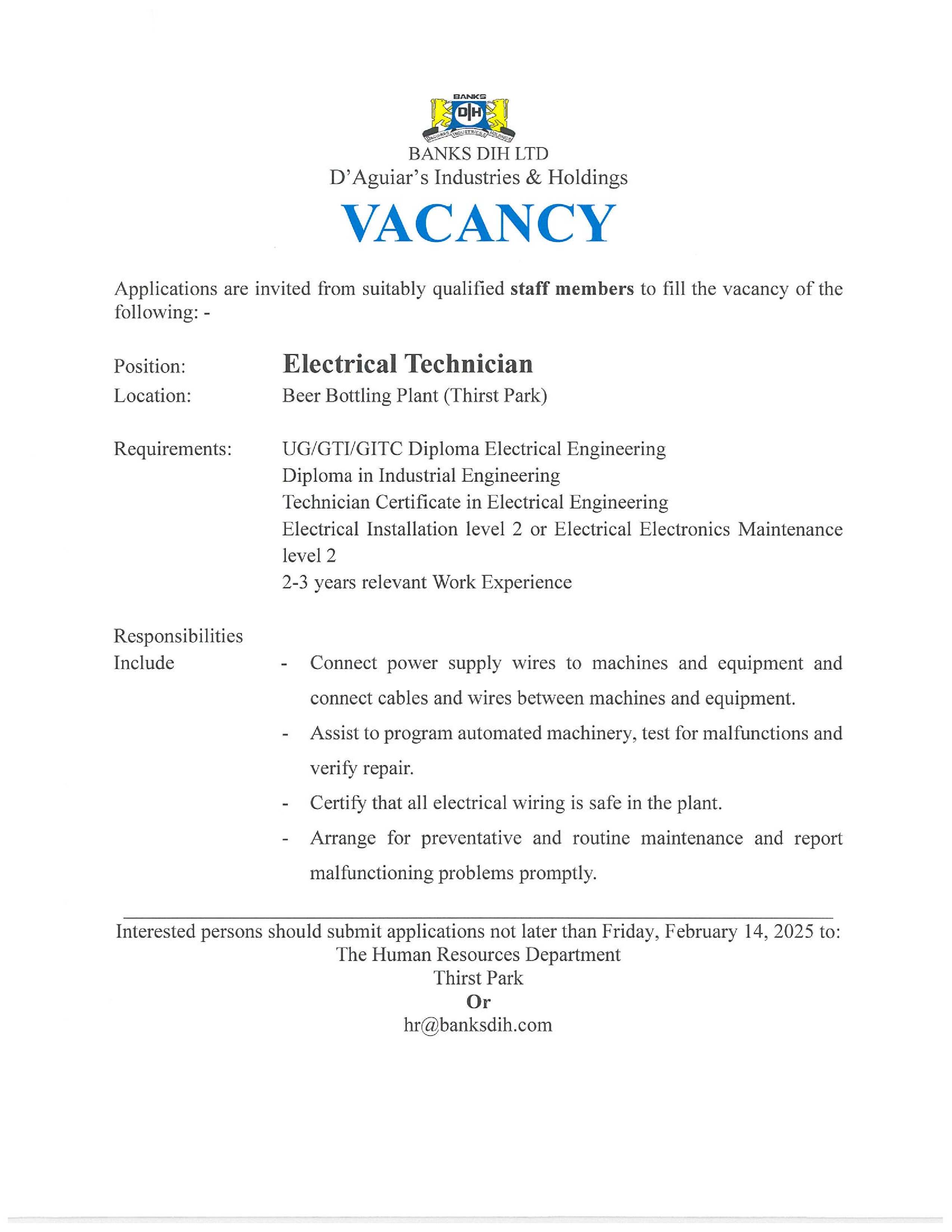Vacancy