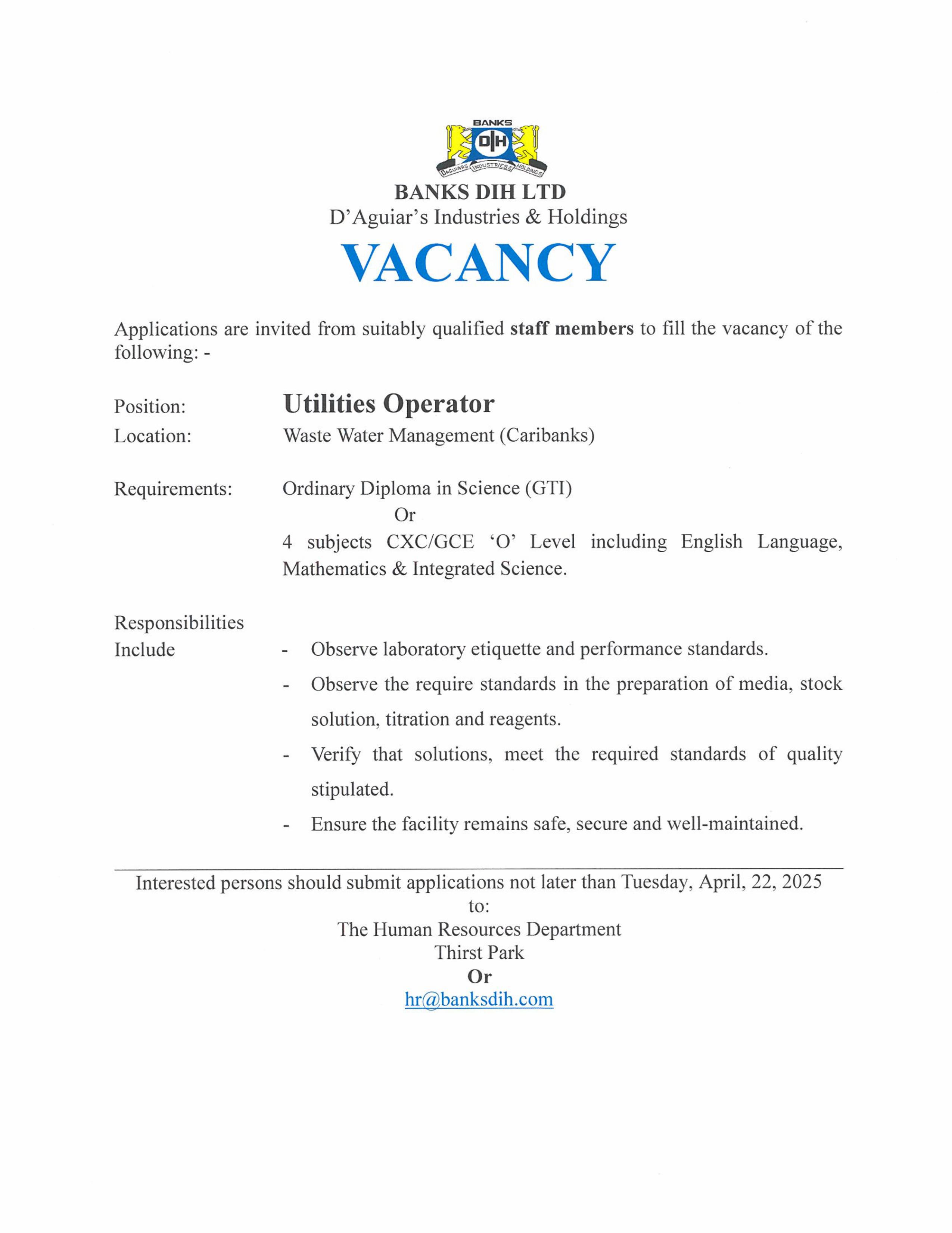 Vacancy 