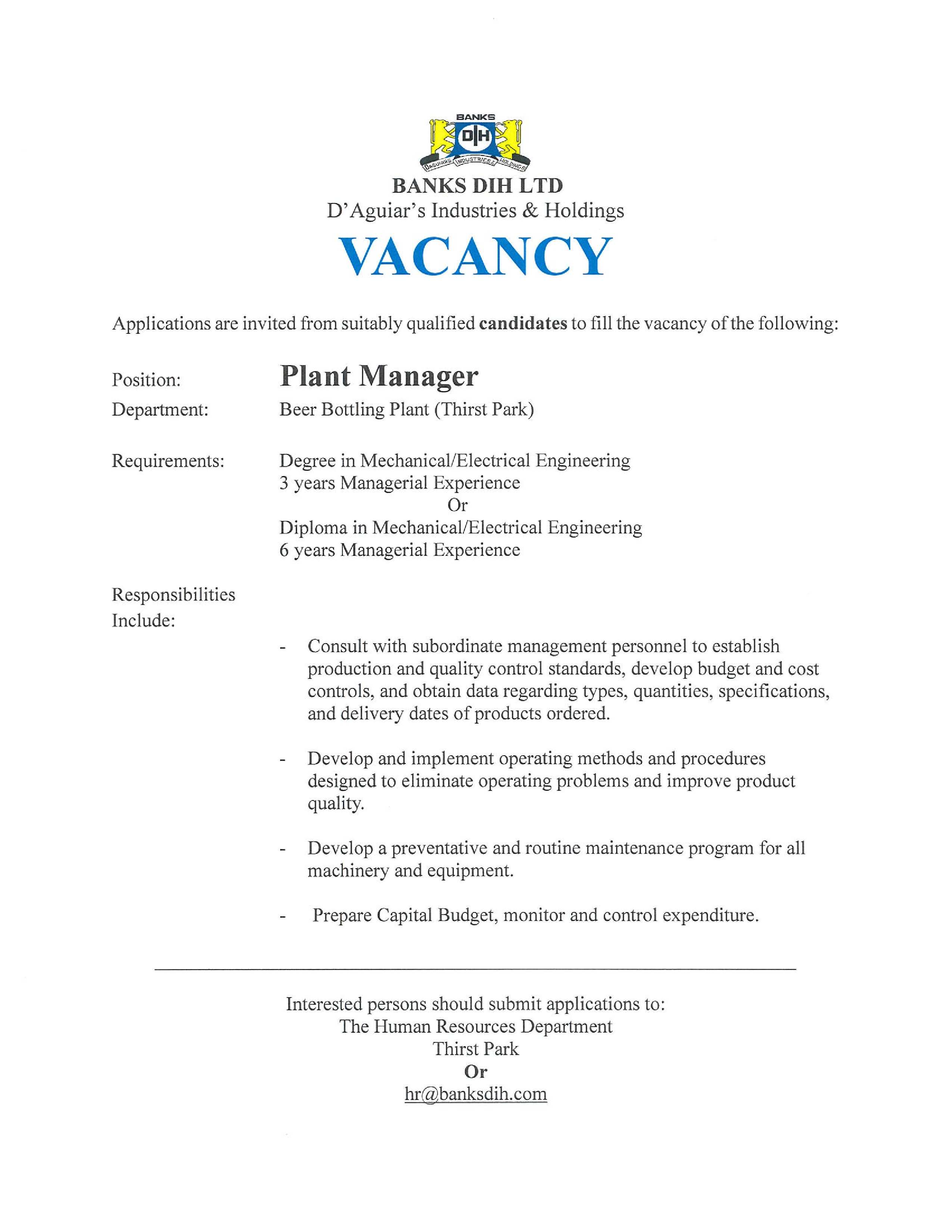 Vacancy 
