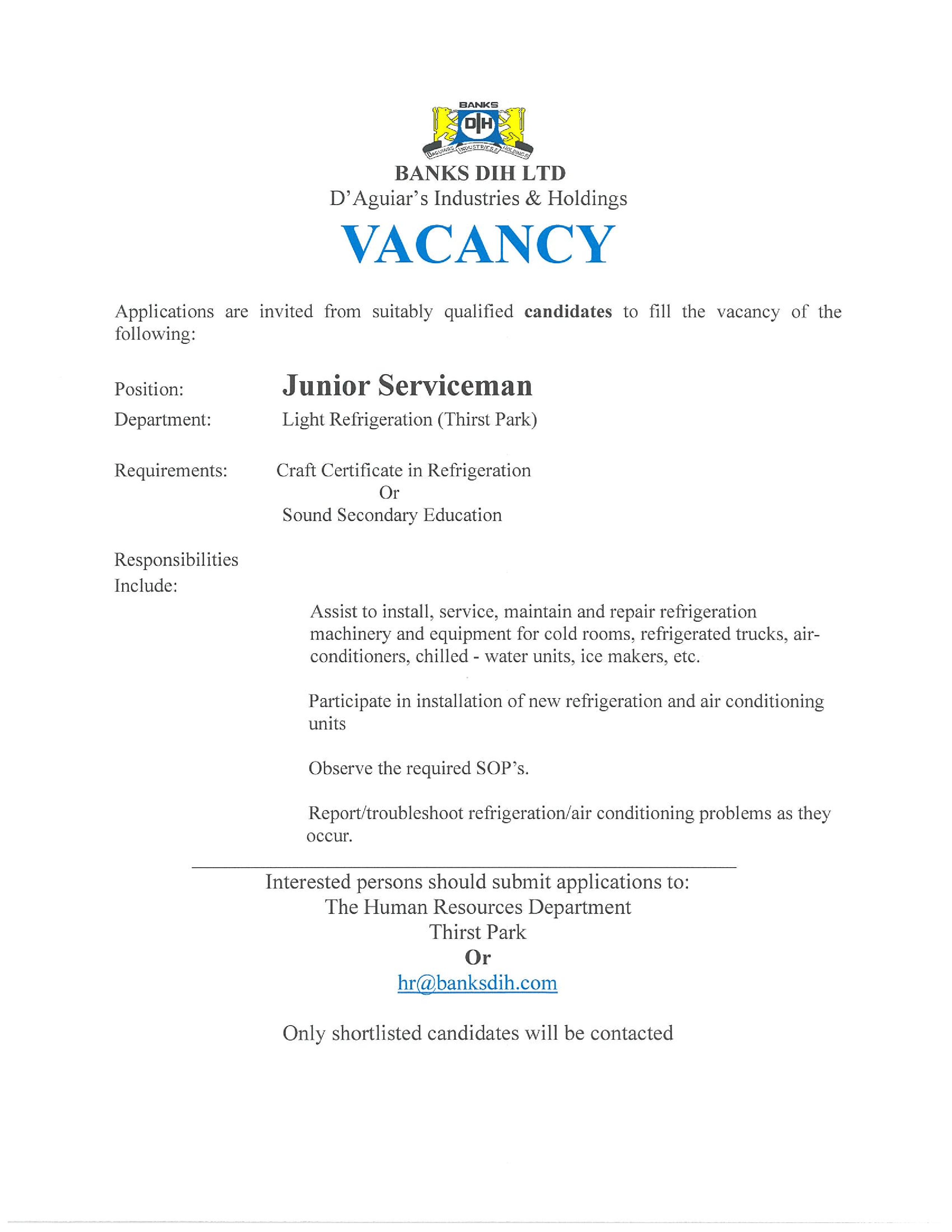 Vacancy 