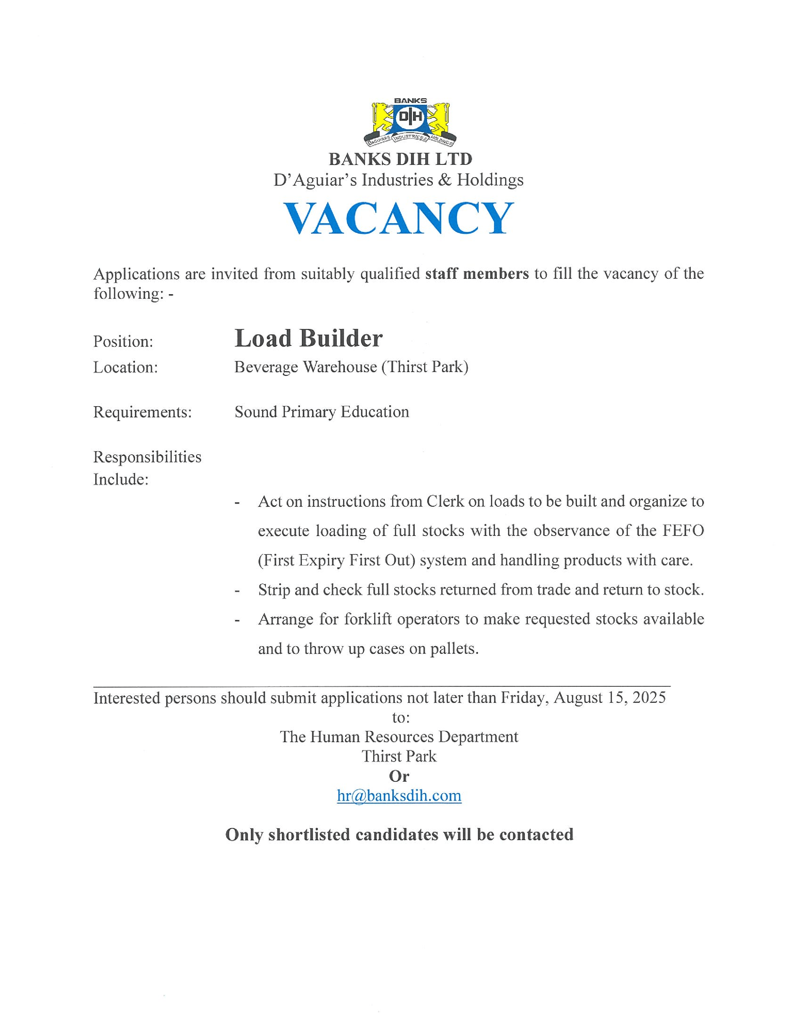 Vacancy 