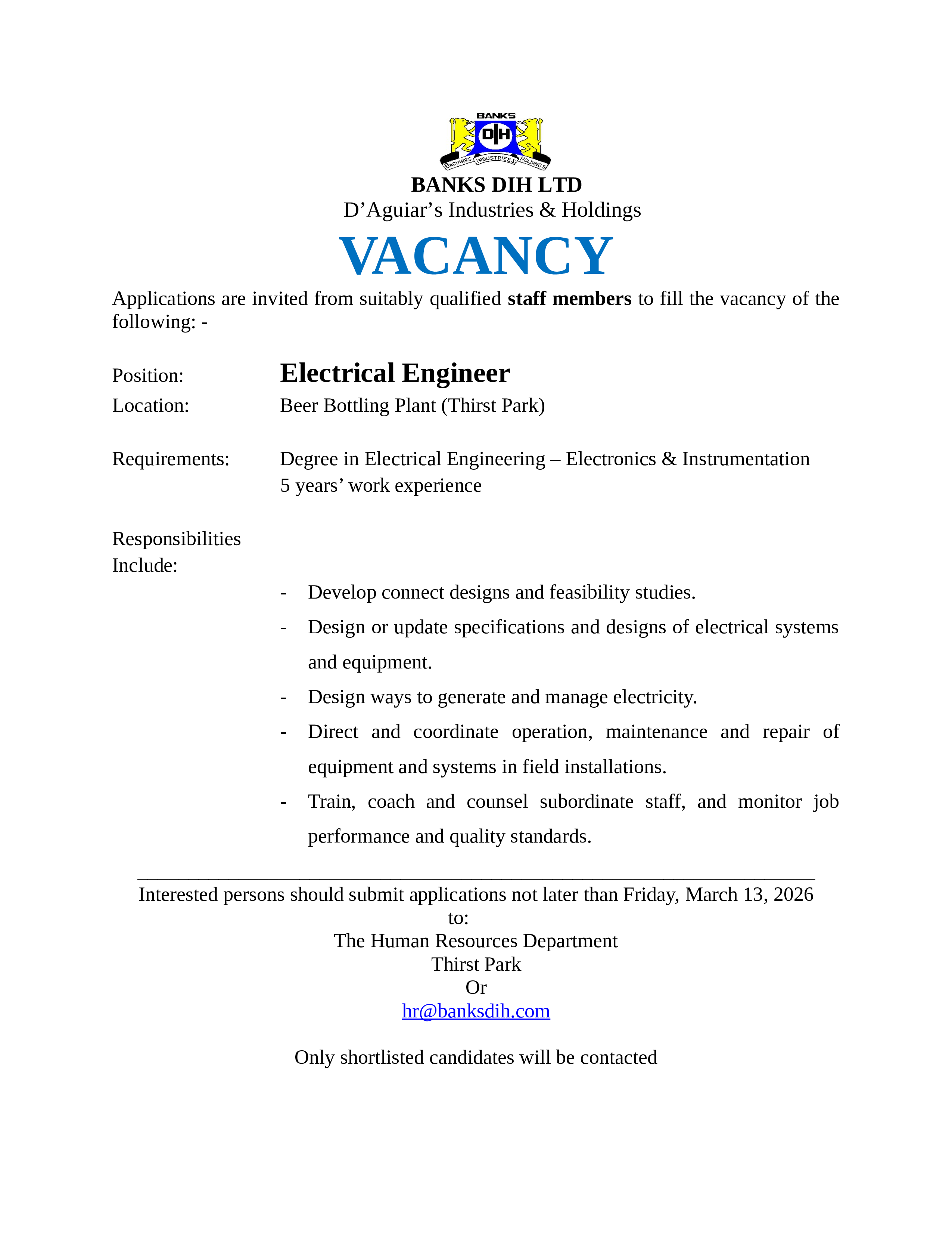 Vacancy 