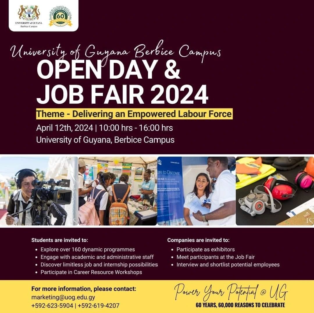 Banks DIH at University of Guyana's 2024 Job Fair Berbice Campus