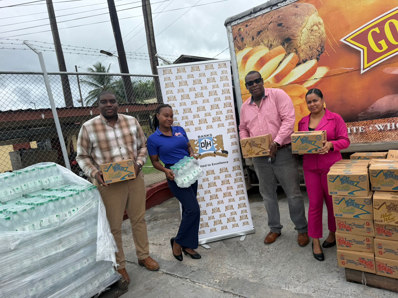 Banks DIH Limited Linden Branch donates to Flood-Affected Residents of Kwakwani