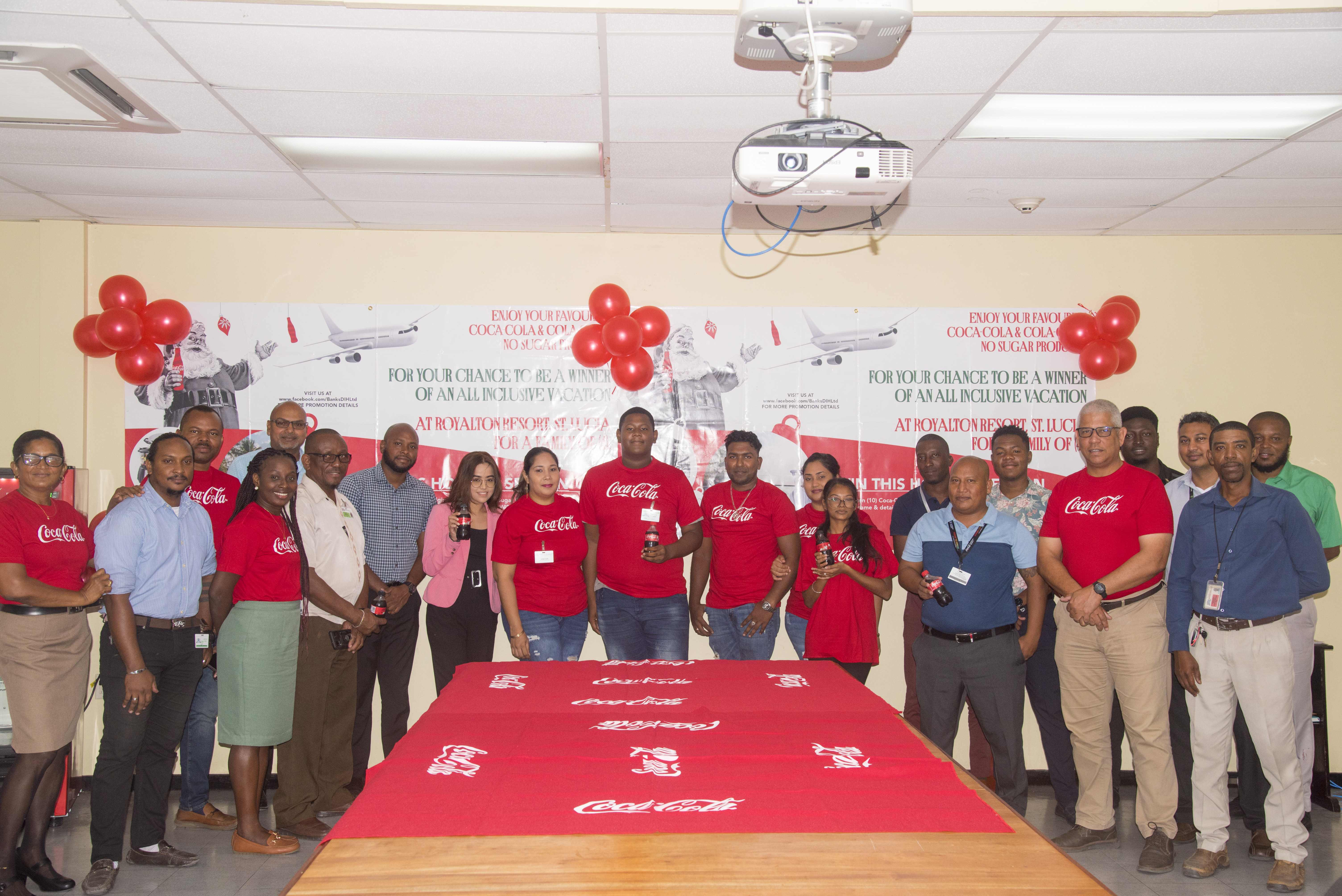 Coca-Cola Xmas Promotion Group Photo