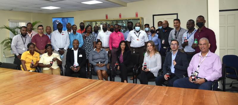 The visiting delegation with Sales and Marketing staff
