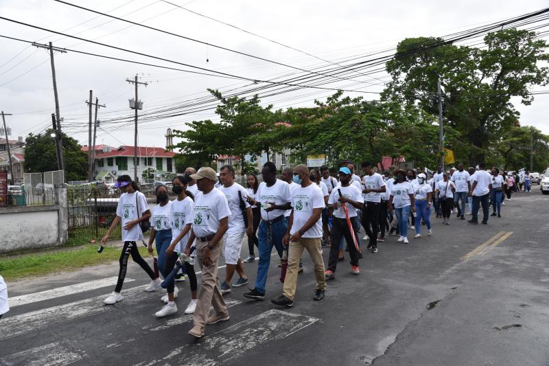 Banks participants at the Green Walk
