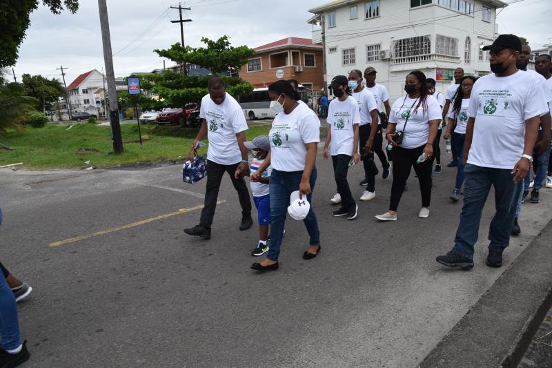 Even the young ones participated in the Walk
