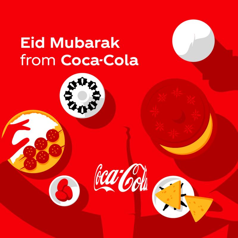 Eid Mubarak from Coca-Cola
